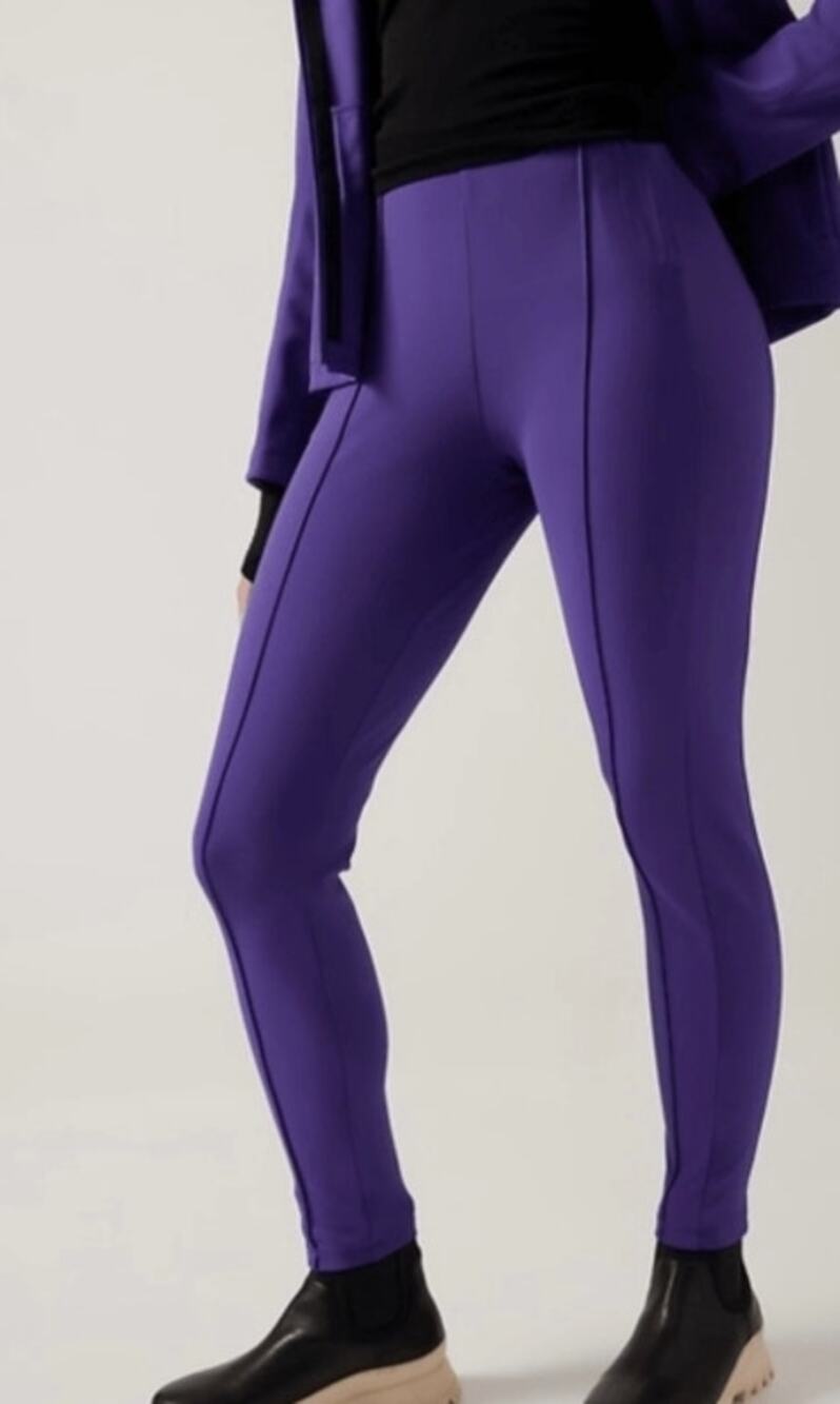 Athleta Glacier Snow Skinny Pants, Purple, Weather Resistant, Women's 10 Tall